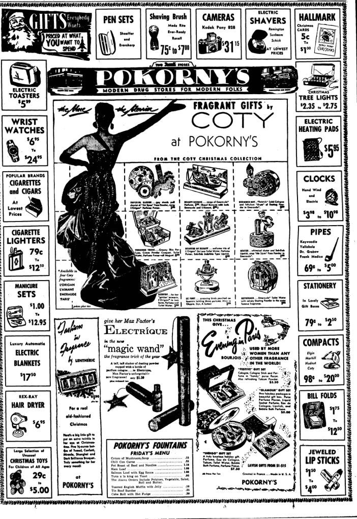 Pokorny's Drug, 338-340 Main St., Racine
